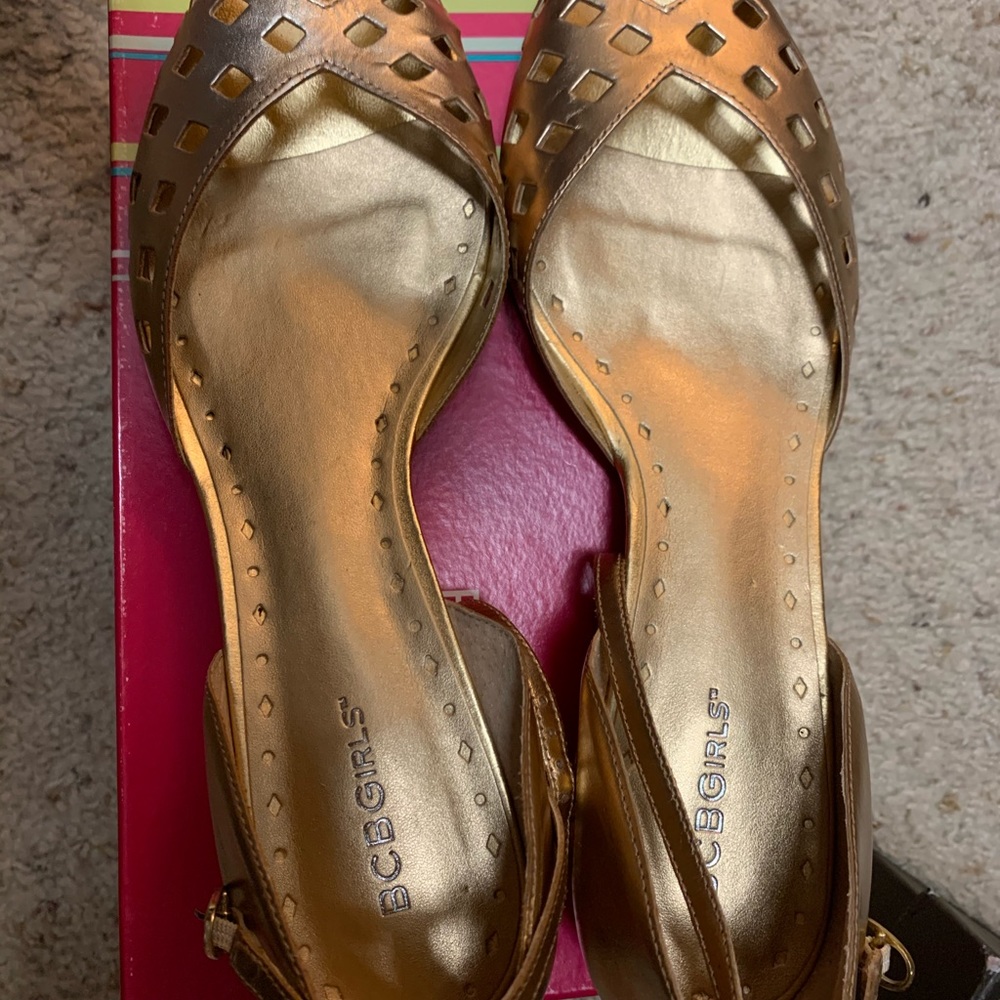 BCBG Peep Toe Sandals